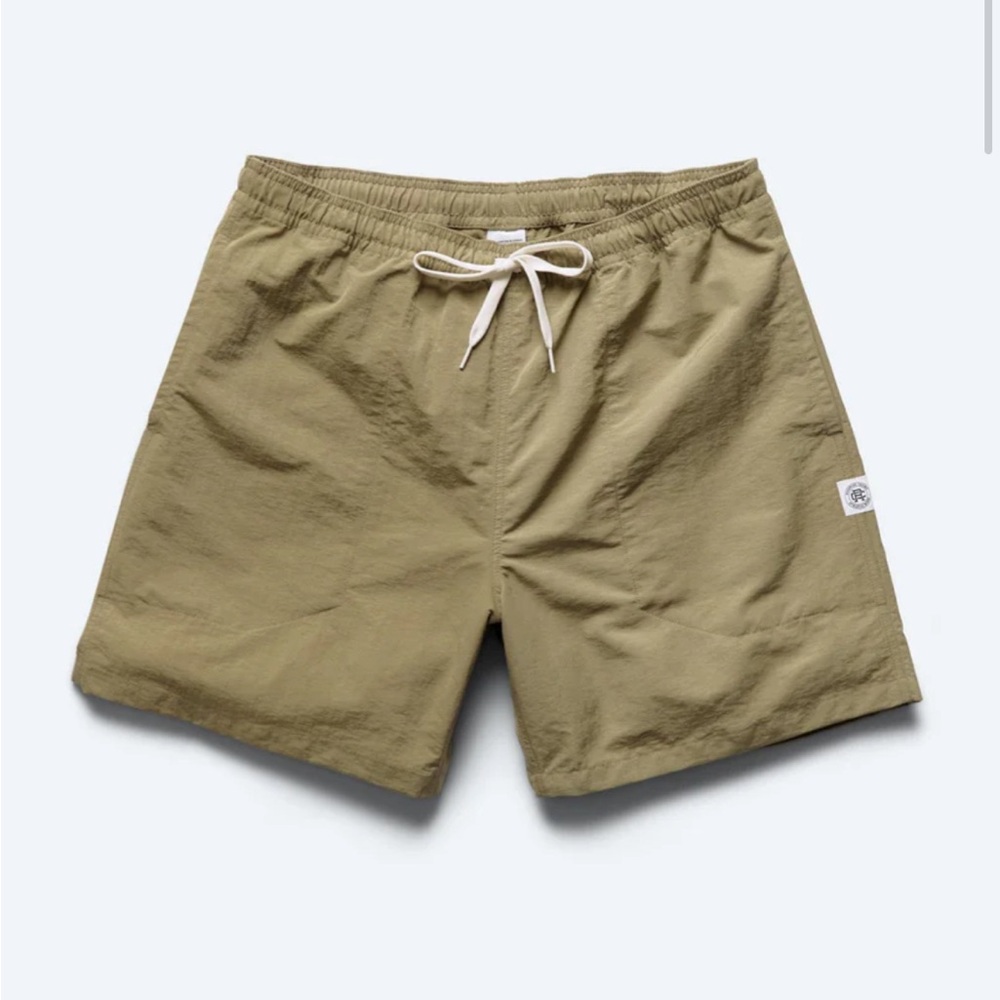 Reigning Champ Nylon Utility Short 6" in Khaki
